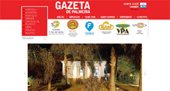 Desktop Screenshot of gazetadepalmeira.com.br